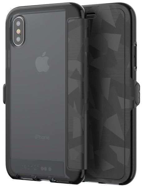Tech21 Evo Wallet Case for Apple iPhone X/10 - Black
