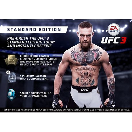 ufc 3 playstation store price