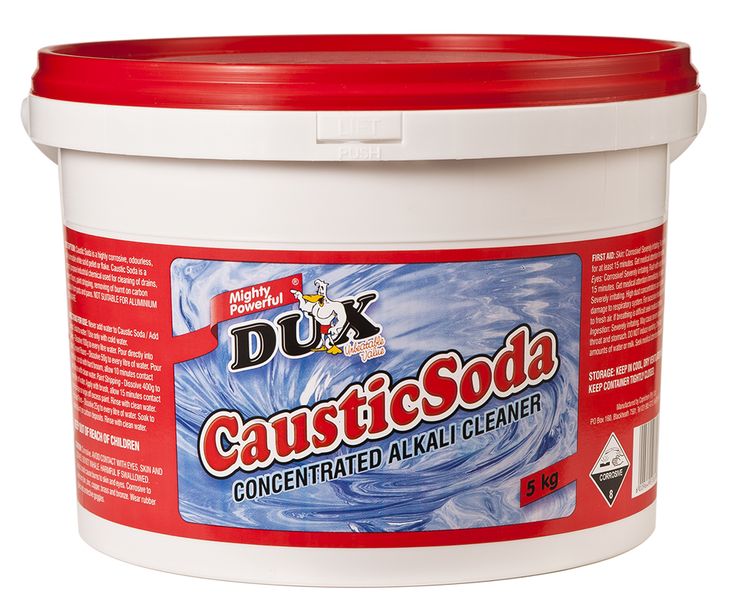 Dux Caustic Soda Flakes - 4 x 5kg