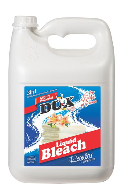 Dux Regular Liquid Bleach - 4 x 5L
