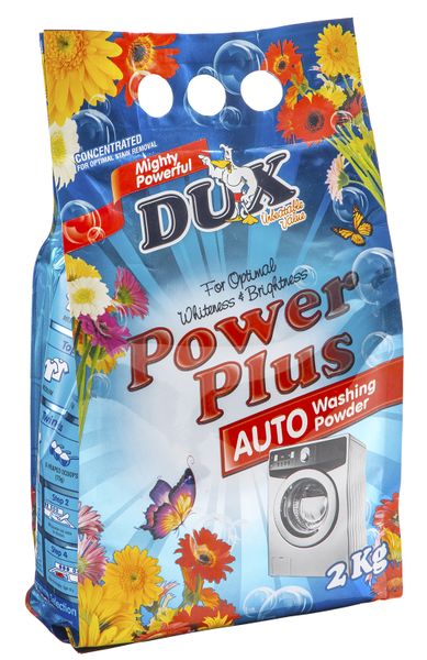Dux Powerplus Low Foam Laundry Detergent - 8 x 2kg