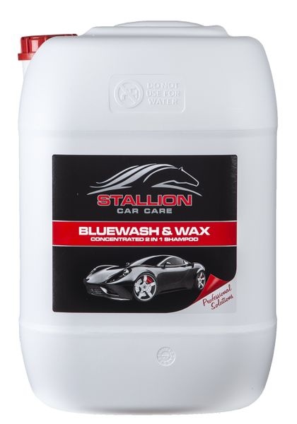 Stallion Bluewash &amp; Wax - 25L