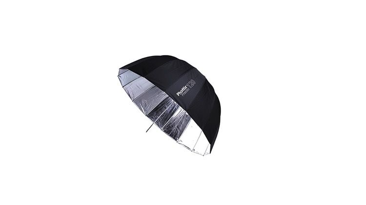 Phottix Premio Reflective Umbrella 120m - Silver/Black