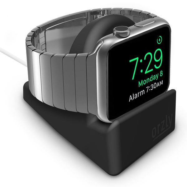 Orzly Night Stand Mini for Apple Watch Series 1/2/3 - Black