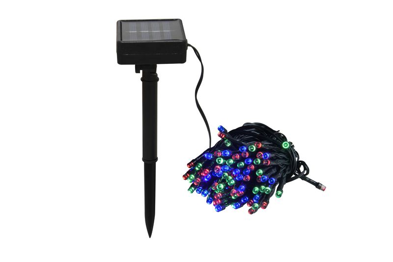 Ultra-Link 100 X Solar Fairy String Lights - Colourful