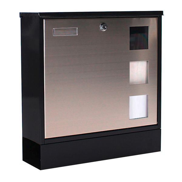 Rottner Steel Design Mailbox - Black