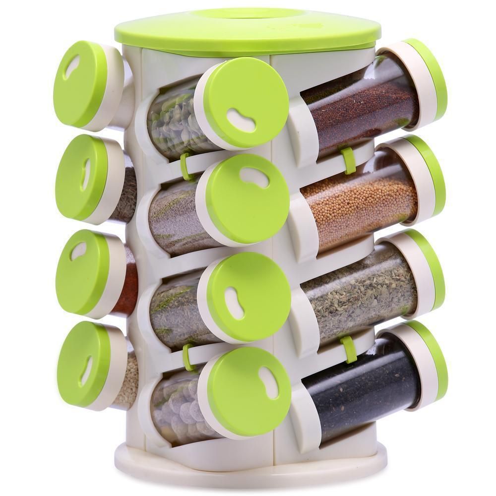 Trueware 16 in 1 Spice Rack with Cutlery Holder Shop Today. Get it