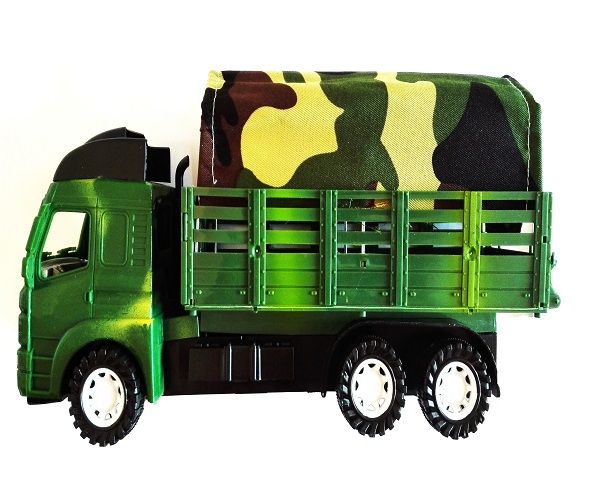 Camouflaged Military Truck
