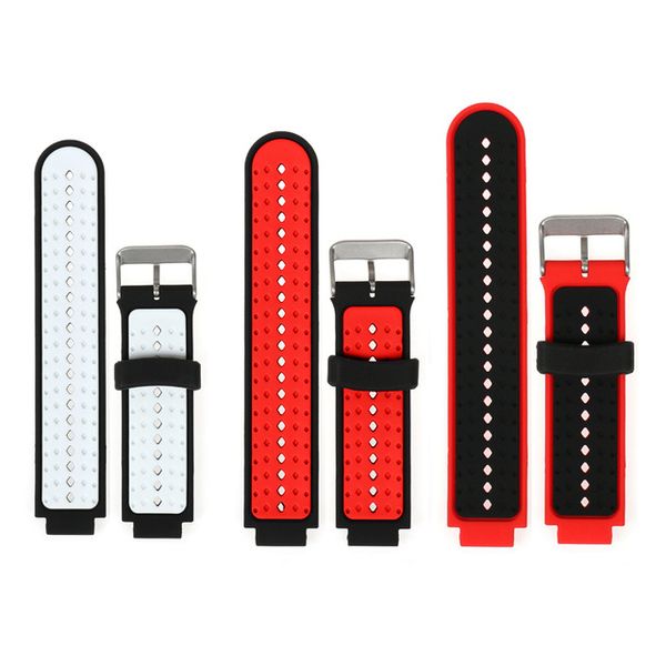 Killer Deals 23mm Silicone Strap for Garmin Forerunner 220- 3 for 2 Combo