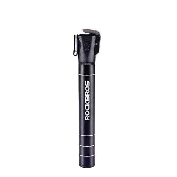 Rockbros Aluminium Alloy Mini Bicycle Pump - Silver