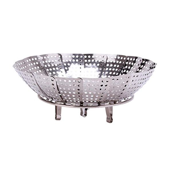 Expandable Stainless Steel Vegetable Steamer