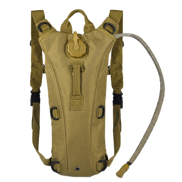Hydration Pack with 2.5L Water Bladder - Tan