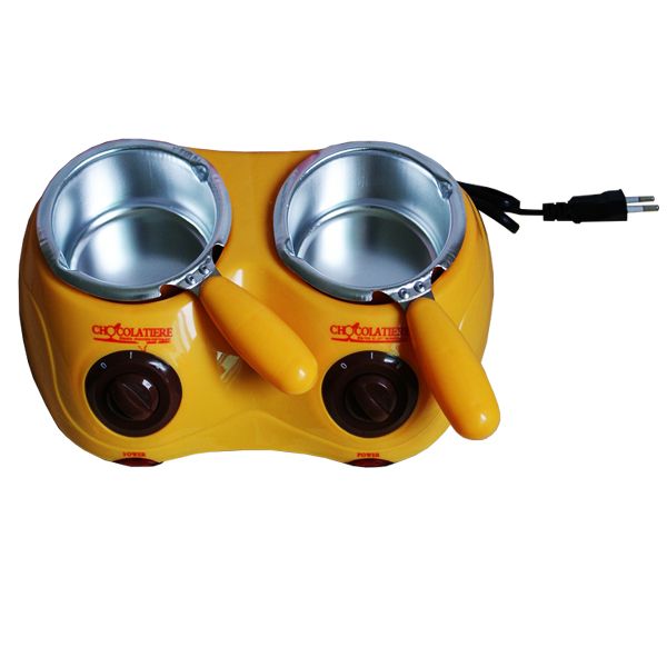 Chocolatier Electric Fondue with Two Melting Pots Shop Today. Get it