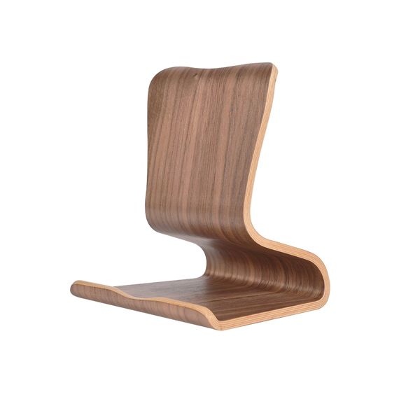 Multi-Angle Black Walnut Tablet Stand