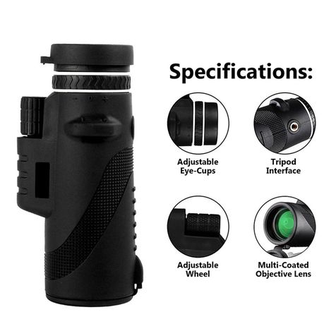 40x60 best sale monocular meaning