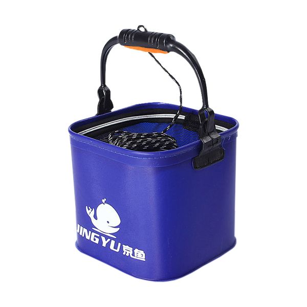 Portable Folding Bucket With Lid &amp; 6m Rope