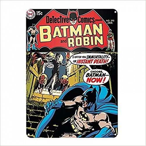 Batman &amp; Robin: A3 Metal Wall Sign (Parallel Import)