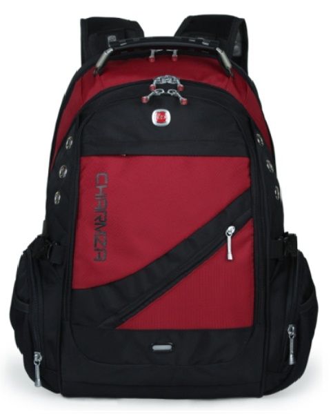 Charmza Laptop Bag - Red &amp; Black (CZ-98604)