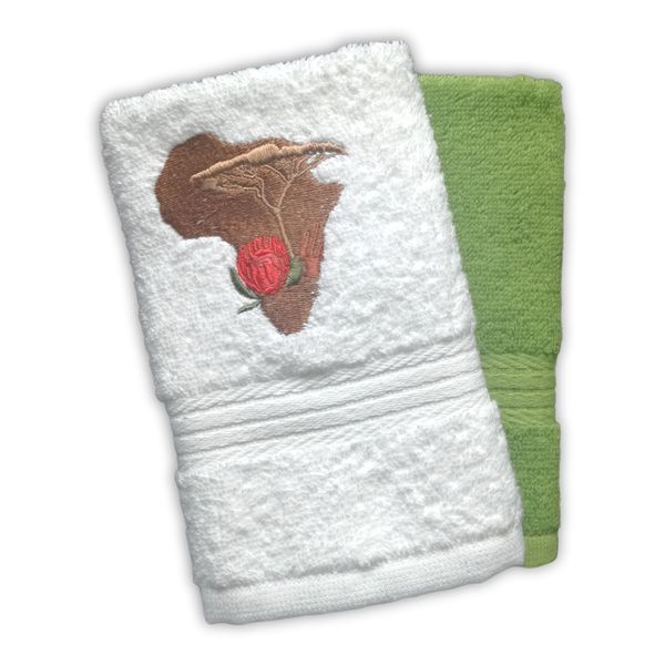 Zorbatex - Embroidery Africa Guest Towel