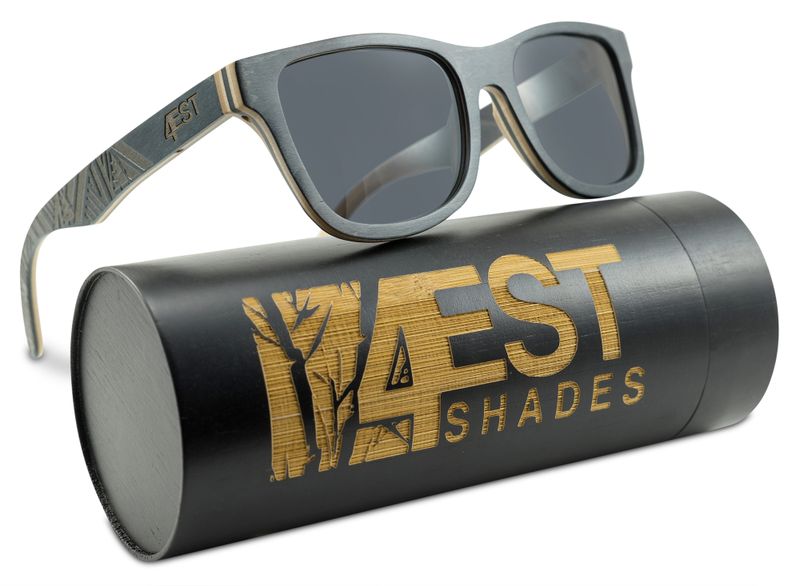 4EST SHADES Wooden Polarized Sunglasses - Maple