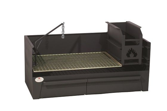HomeFires 1000 Table Braai Grid Combination