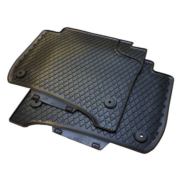 Volkswagen Genuine Touareg Rear Rubber Mats