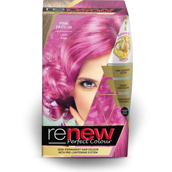 Renew Perfect Colour Semi-Permanent Hair Colour - Pink Passion