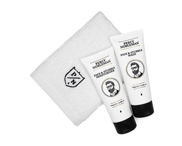 Percy Nobleman Mens Face &amp; Stubble Care Kit