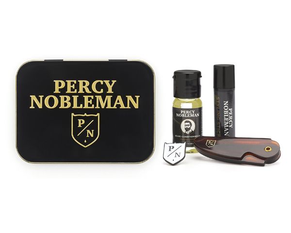 Percy Nobleman Beard Grooming Travel Tin