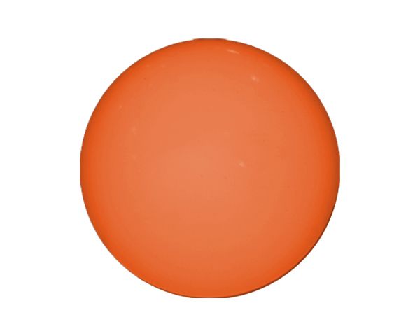 Alfa Plain Hockey Ball - Lumo Orange (Pack of 6)