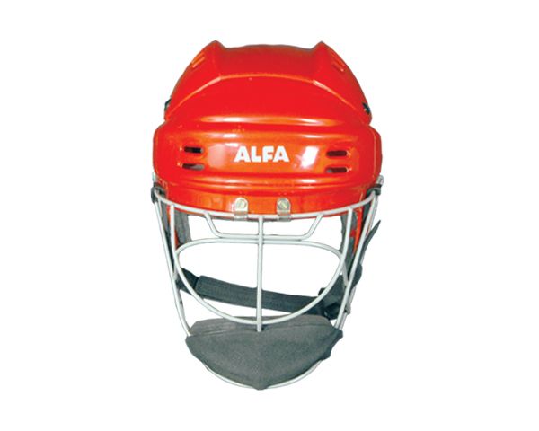 Alfa Champ Hockey Gk Helmet - Red