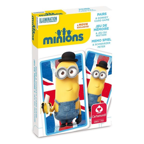 Cartamundi Minions Pairs and Donkey Children's Card Game