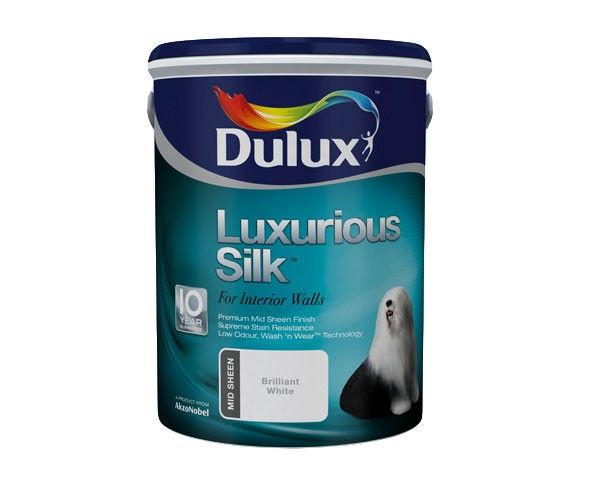 Dulux Lux Silk Paint 5L - Ivory