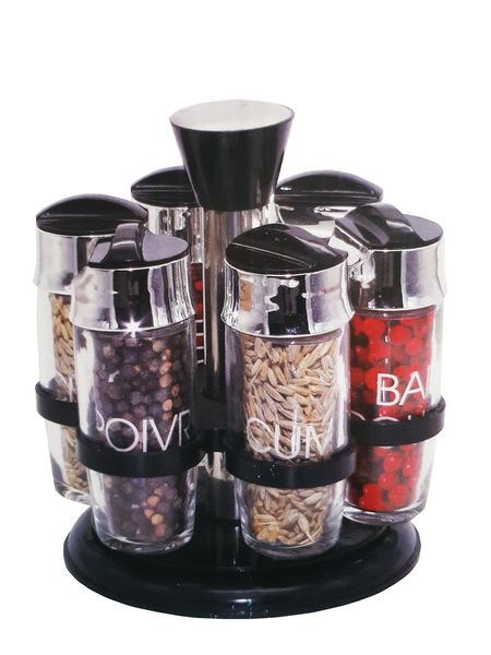 Rotating Spice Rack Set - 6 Piece