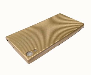 Luxury Shockproof TPU Case for Sony Xperia XA1 - Gold
