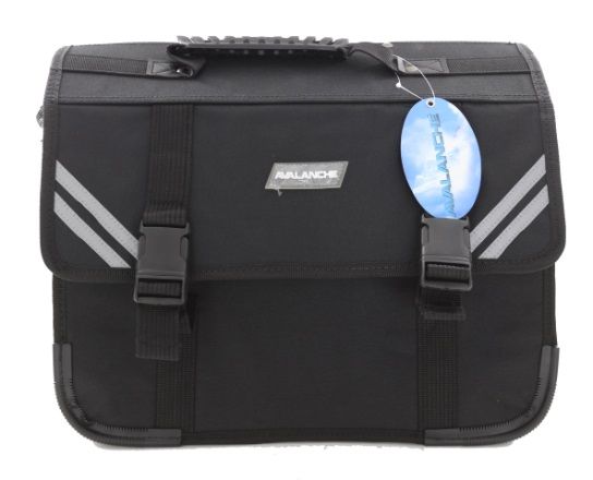 Avalanche Standard Student Suit Case - 7 Comp - Black