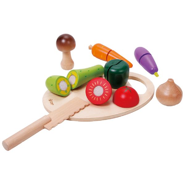 Classic World Pretend Play Cutting Vegetable Toy Set