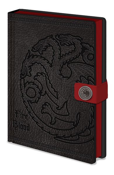 Game of Thrones: Targaryen Premium Notebook A5 (Parallel Import)