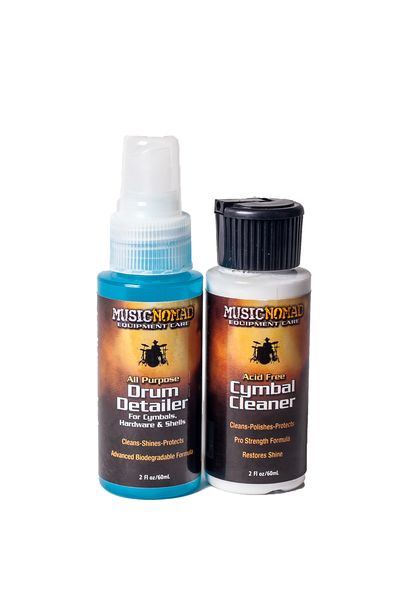Music Nomad Cymbal Cleaner &amp; Drum Detailer Combo Pack - 60ml