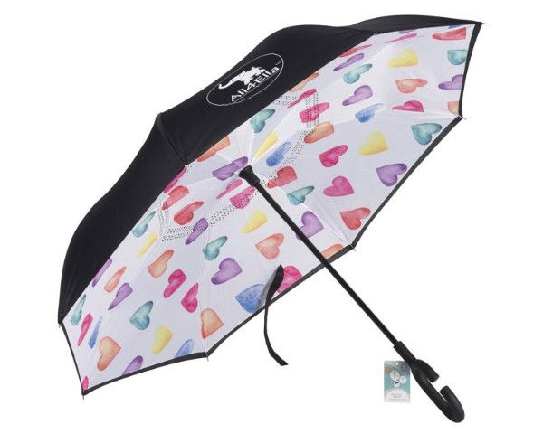 All4Ella Inside Out Umbrella - Hearts