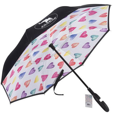 All4Ella Inside Out Umbrella - Hearts