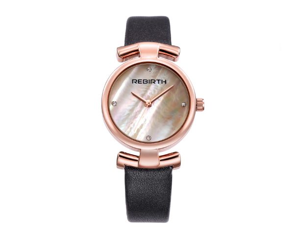 Rebirth Ladies Luxury Classic Leather Watch - White