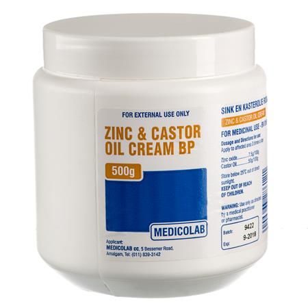 Zinc &amp; Castor Oil BP Cream