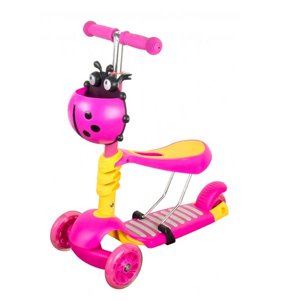 Scuttlebug 3-In-1 Scooter - Pink