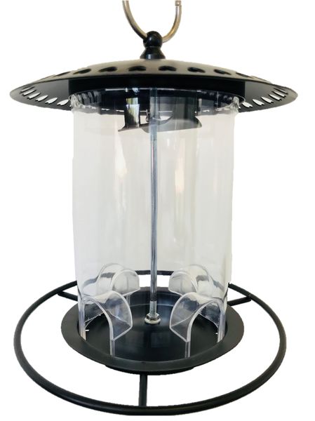 Waterhouse Heart Metal Bird Feeder - Black