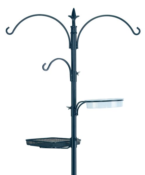 Waterhouse Bird Feeder Station Stand - Black