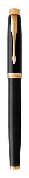 Parker IM Rollerball Pen - Black Lacquer Gold Trim