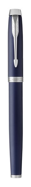 Parker IM Rollerball Pen - Matte Blue Chrome Trim