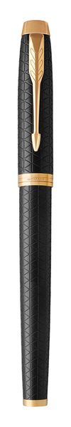 Parker IM Rollerball Pen - Premium Black Gold Trim