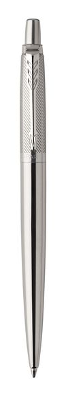 Parker Jotter Premium Ballpoint Pen - Stainless Steel Diagonal Chrome Trim